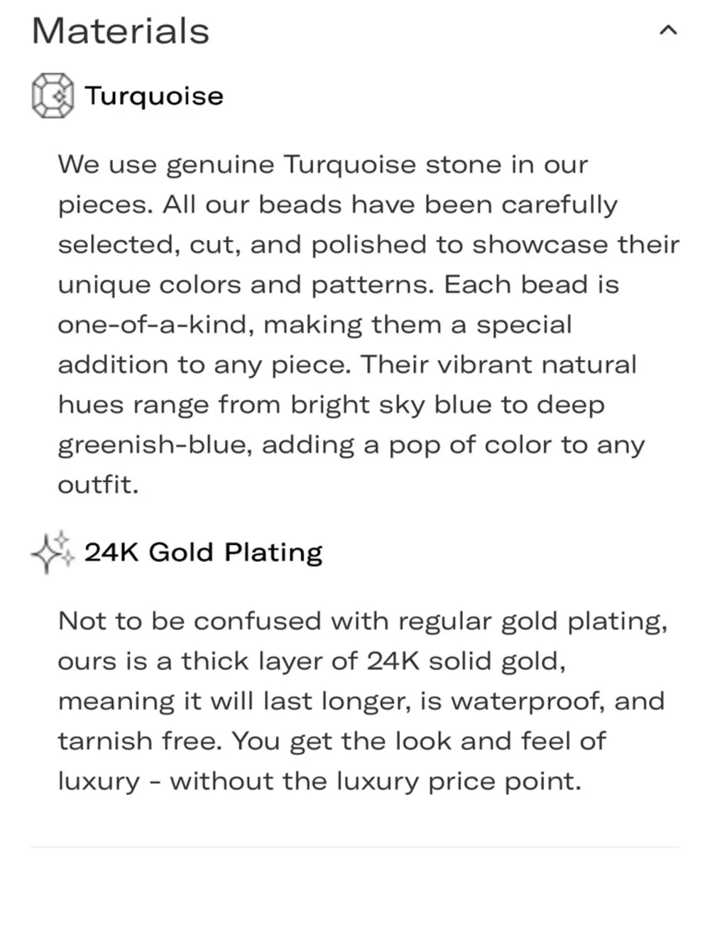 Mayamar Pastel, 24 karat gold and Real Turquoise Beaded Necklace NEW $108 MSRP - Picture 9 of 13